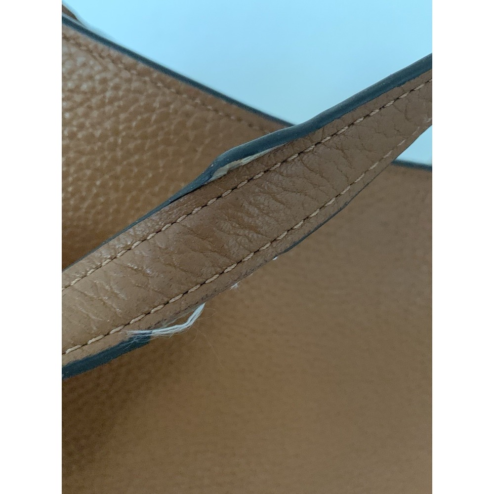 KATE SPADE NEW YORK BROWN PEBBLED SHOULDER BAG & WALLET GOLD HARDWARE FOR WOMEN - Picture 8 of 11